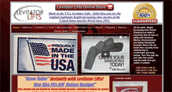 Desktop Screenshot of levitatorlifts.com